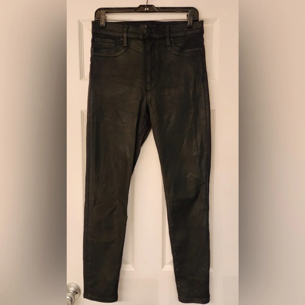 Hudson Barbara High-Rise Women’s Black Super Skinny Ankle Jean Size 30